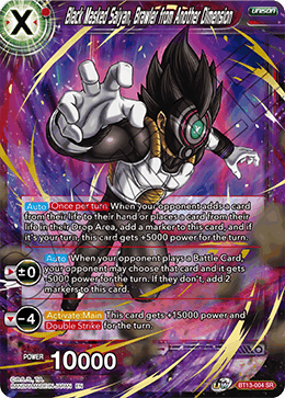 Black Masked Saiyan, Brawler from Another Dimension (Super Rare) [BT13-004] | Shuffle n Cut Hobbies & Games