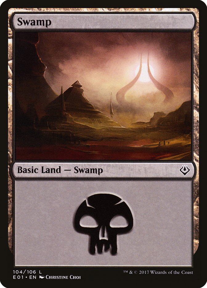Swamp (104) [Archenemy: Nicol Bolas] | Shuffle n Cut Hobbies & Games