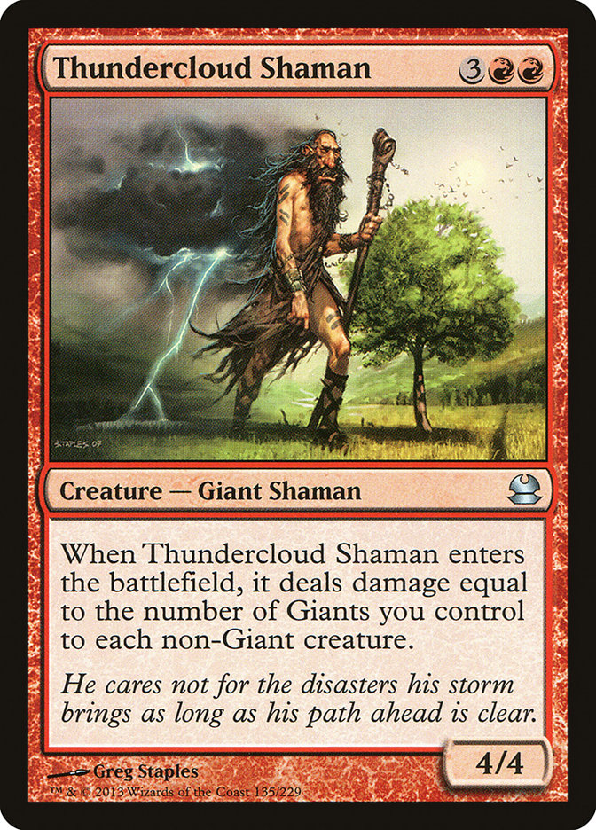 Thundercloud Shaman [Modern Masters] | Shuffle n Cut Hobbies & Games