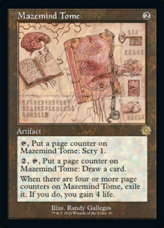 Mazemind Tome (Retro Schematic) [The Brothers' War Retro Artifacts] | Shuffle n Cut Hobbies & Games