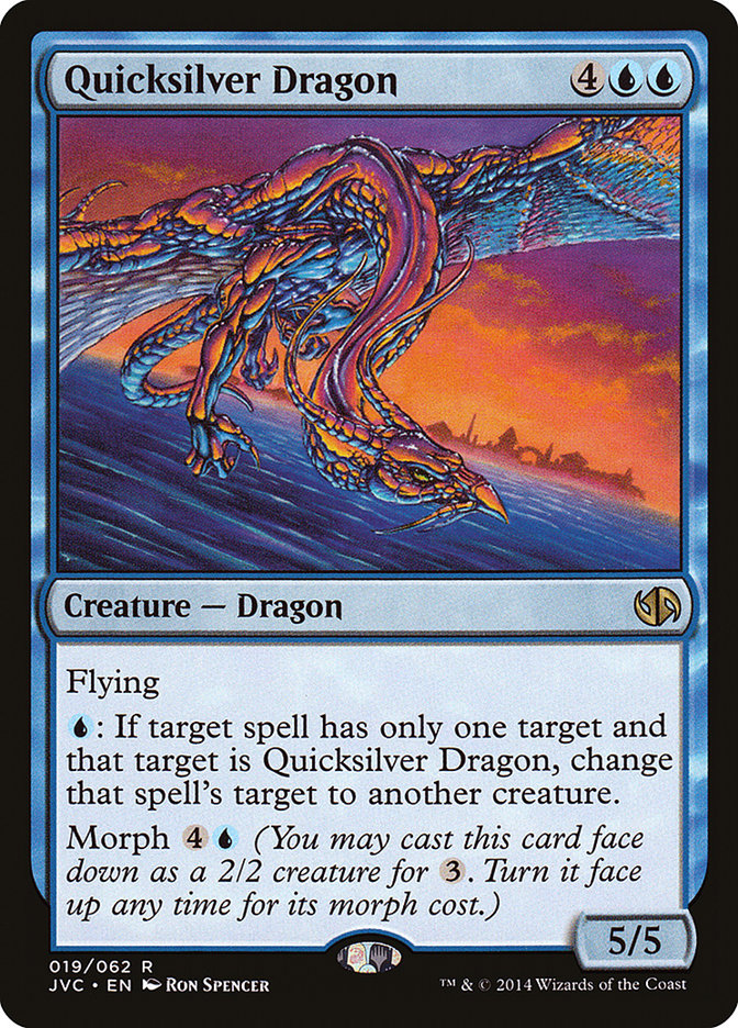 Quicksilver Dragon [Duel Decks Anthology] | Shuffle n Cut Hobbies & Games