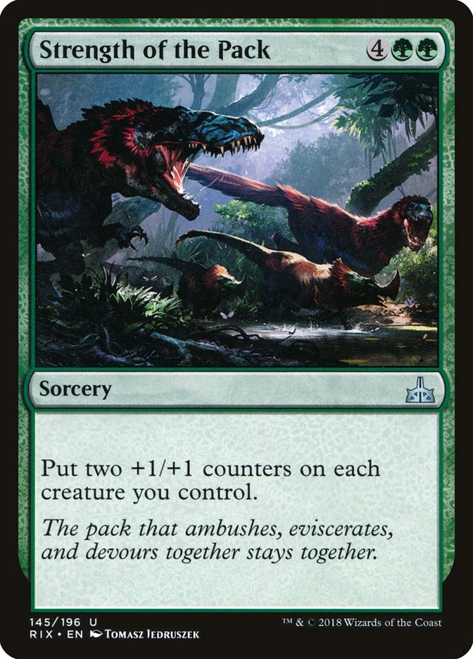 Strength of the Pack [Rivals of Ixalan] | Shuffle n Cut Hobbies & Games