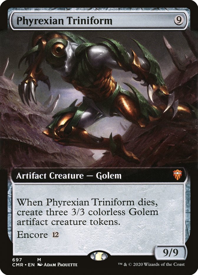 Phyrexian Triniform (Extended Art) [Commander Legends] | Shuffle n Cut Hobbies & Games