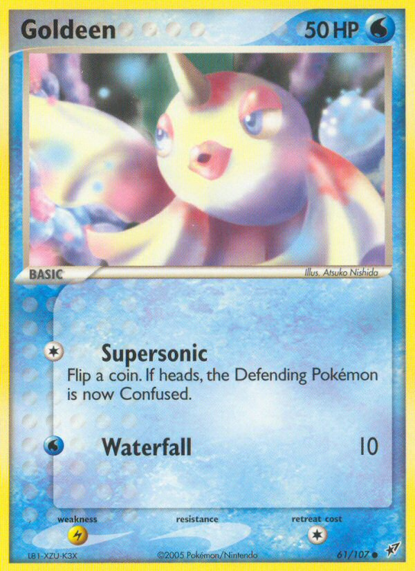 Goldeen (61/107) [EX: Deoxys] | Shuffle n Cut Hobbies & Games