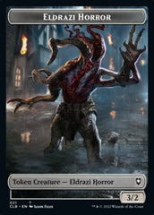 Horror // Eldrazi Horror Double-Sided Token [Commander Legends: Battle for Baldur's Gate Tokens] | Shuffle n Cut Hobbies & Games