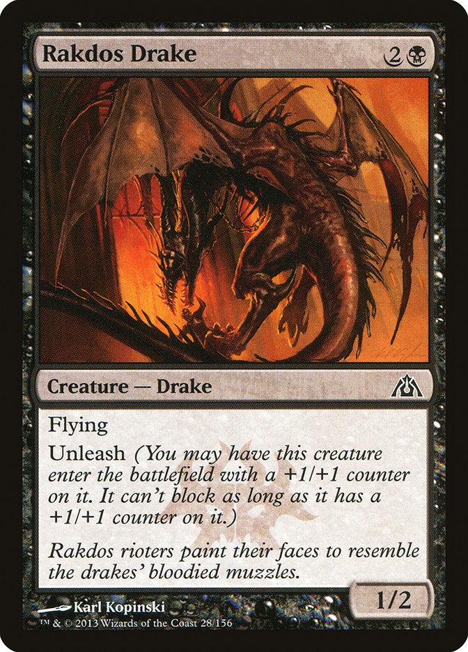 Rakdos Drake [Dragon's Maze] | Shuffle n Cut Hobbies & Games