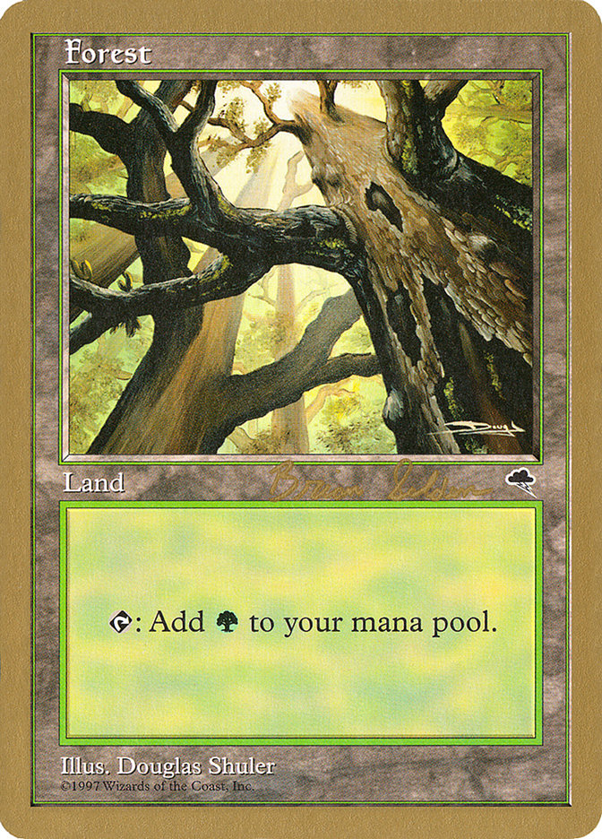 Forest (bs347) (Brian Selden) [World Championship Decks 1998] | Shuffle n Cut Hobbies & Games