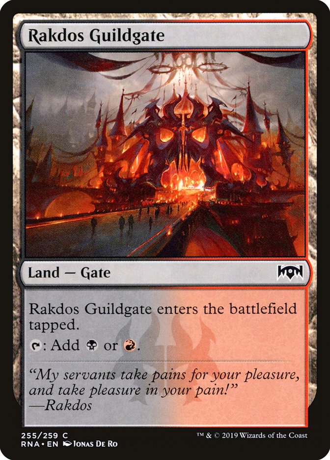 Rakdos Guildgate (255/259) [Ravnica Allegiance] | Shuffle n Cut Hobbies & Games