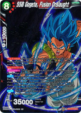 SSB Gogeta, Fusion Onslaught (SPR) [BT6-014_SPR] | Shuffle n Cut Hobbies & Games