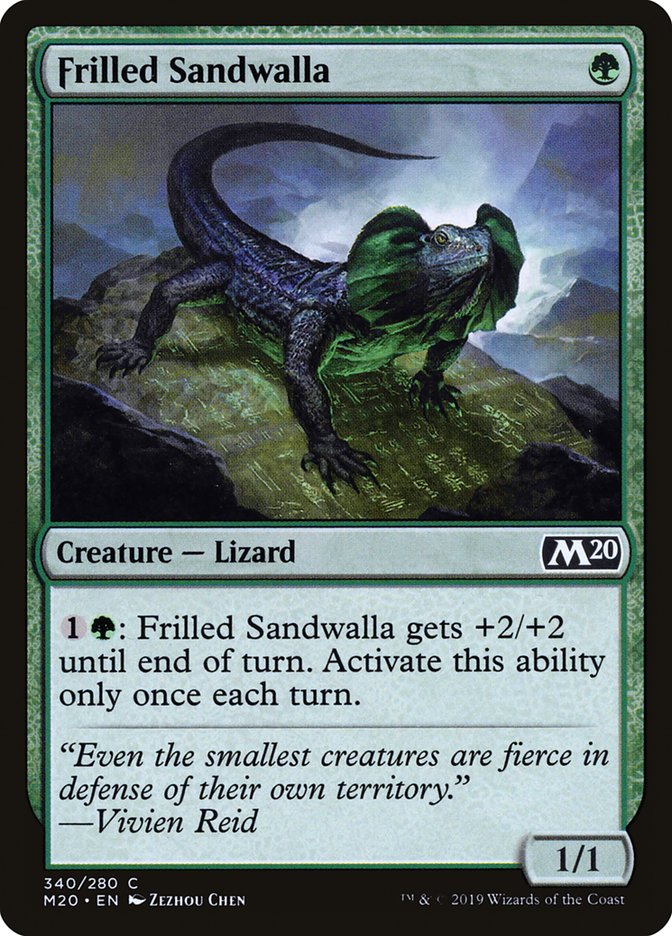 Frilled Sandwalla [Core Set 2020] | Shuffle n Cut Hobbies & Games