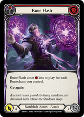 Rune Flash (Red) [ARC100-C] 1st Edition Rainbow Foil | Shuffle n Cut Hobbies & Games