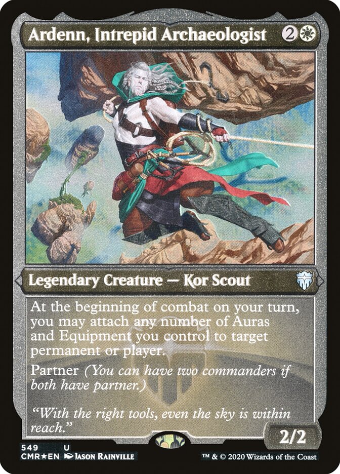 Ardenn, Intrepid Archaeologist (Etched) [Commander Legends] | Shuffle n Cut Hobbies & Games