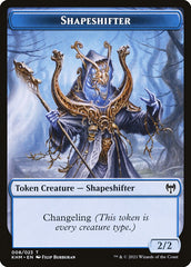 Elf Warrior // Shapeshifter Double-Sided Token [Kaldheim Tokens] | Shuffle n Cut Hobbies & Games