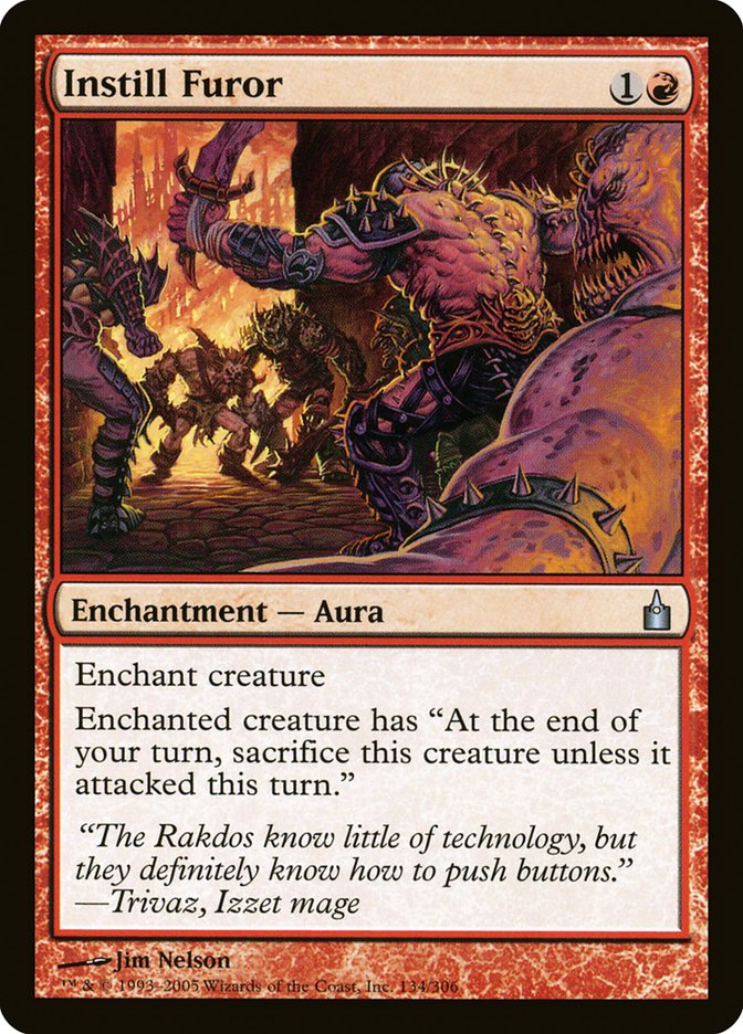 Instill Furor [Ravnica: City of Guilds] | Shuffle n Cut Hobbies & Games