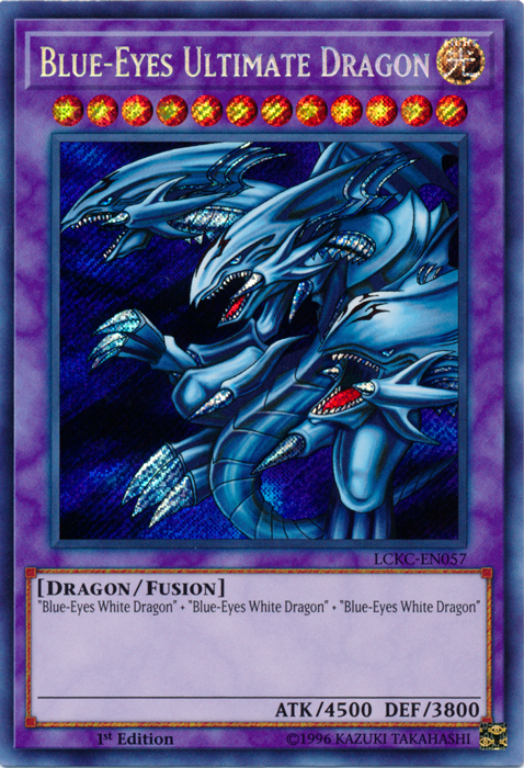 Blue-Eyes Ultimate Dragon [LCKC-EN057] Secret Rare | Shuffle n Cut Hobbies & Games