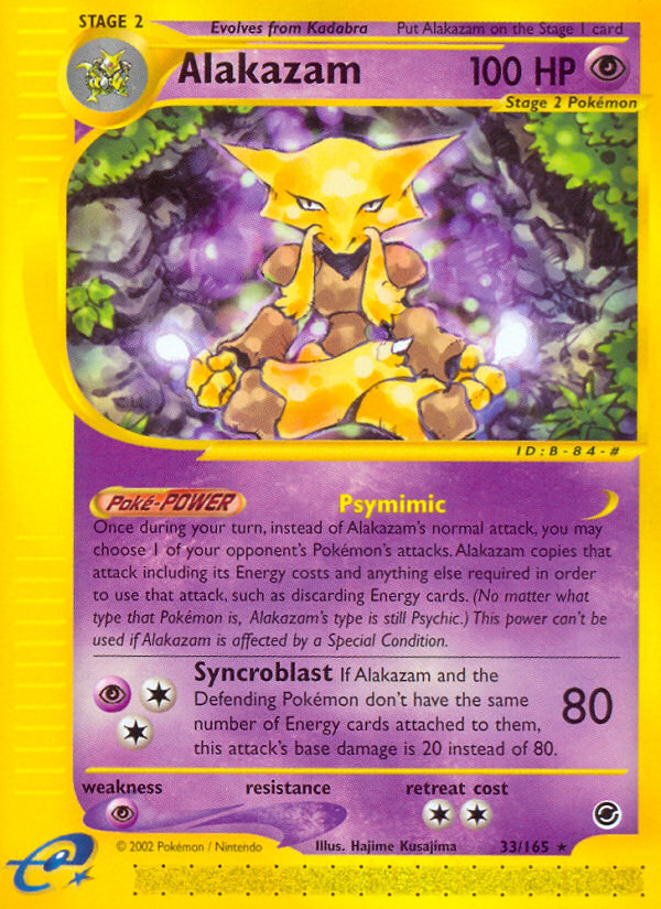 Alakazam (33/165) [Expedition: Base Set] | Shuffle n Cut Hobbies & Games