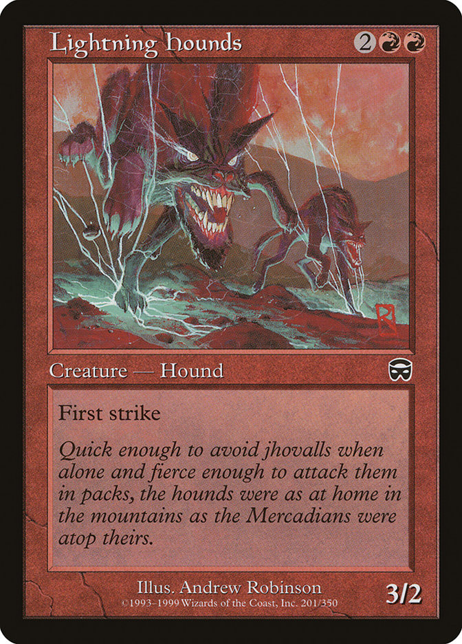 Lightning Hounds [Mercadian Masques] | Shuffle n Cut Hobbies & Games