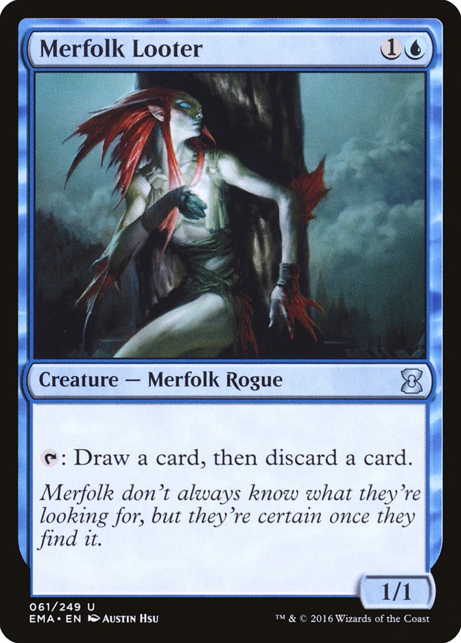Merfolk Looter [Eternal Masters] | Shuffle n Cut Hobbies & Games