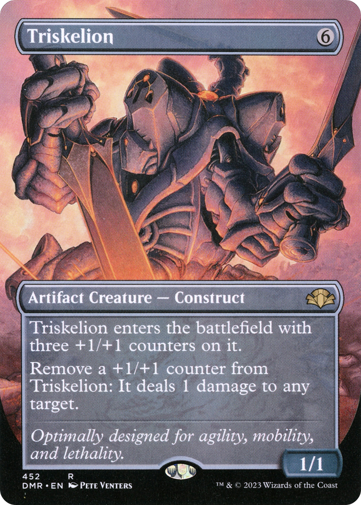 Triskelion (Borderless Alternate Art) [Dominaria Remastered] | Shuffle n Cut Hobbies & Games