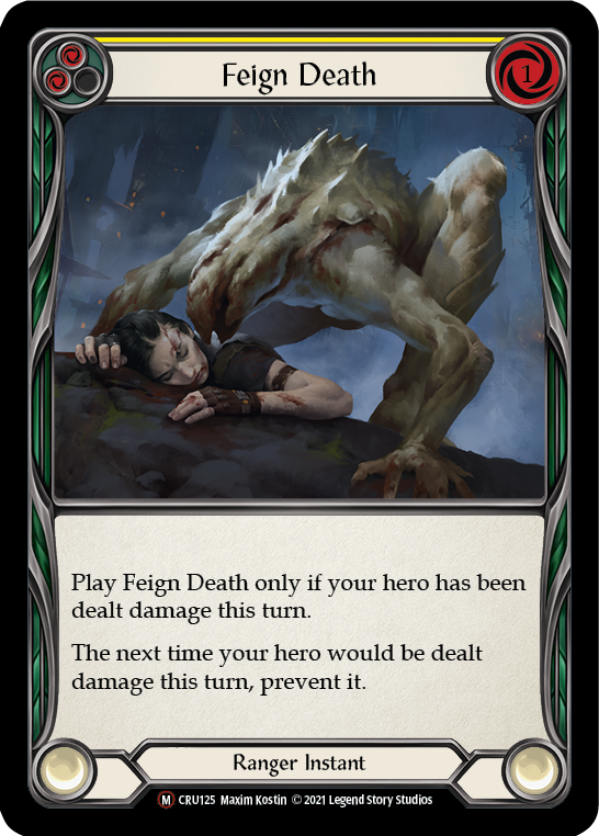 Feign Death (Rainbow Foil) [CRU125-RF] Unlimited Rainbow Foil | Shuffle n Cut Hobbies & Games