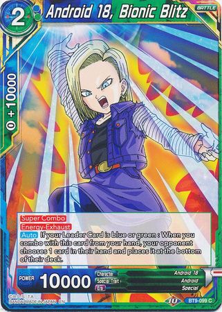 Android 18, Bionic Blitz [BT9-099] | Shuffle n Cut Hobbies & Games