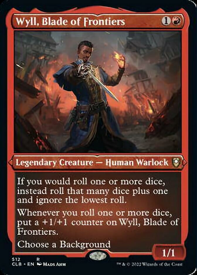 Wyll, Blade of Frontiers (Foil Etched) [Commander Legends: Battle for Baldur's Gate] | Shuffle n Cut Hobbies & Games