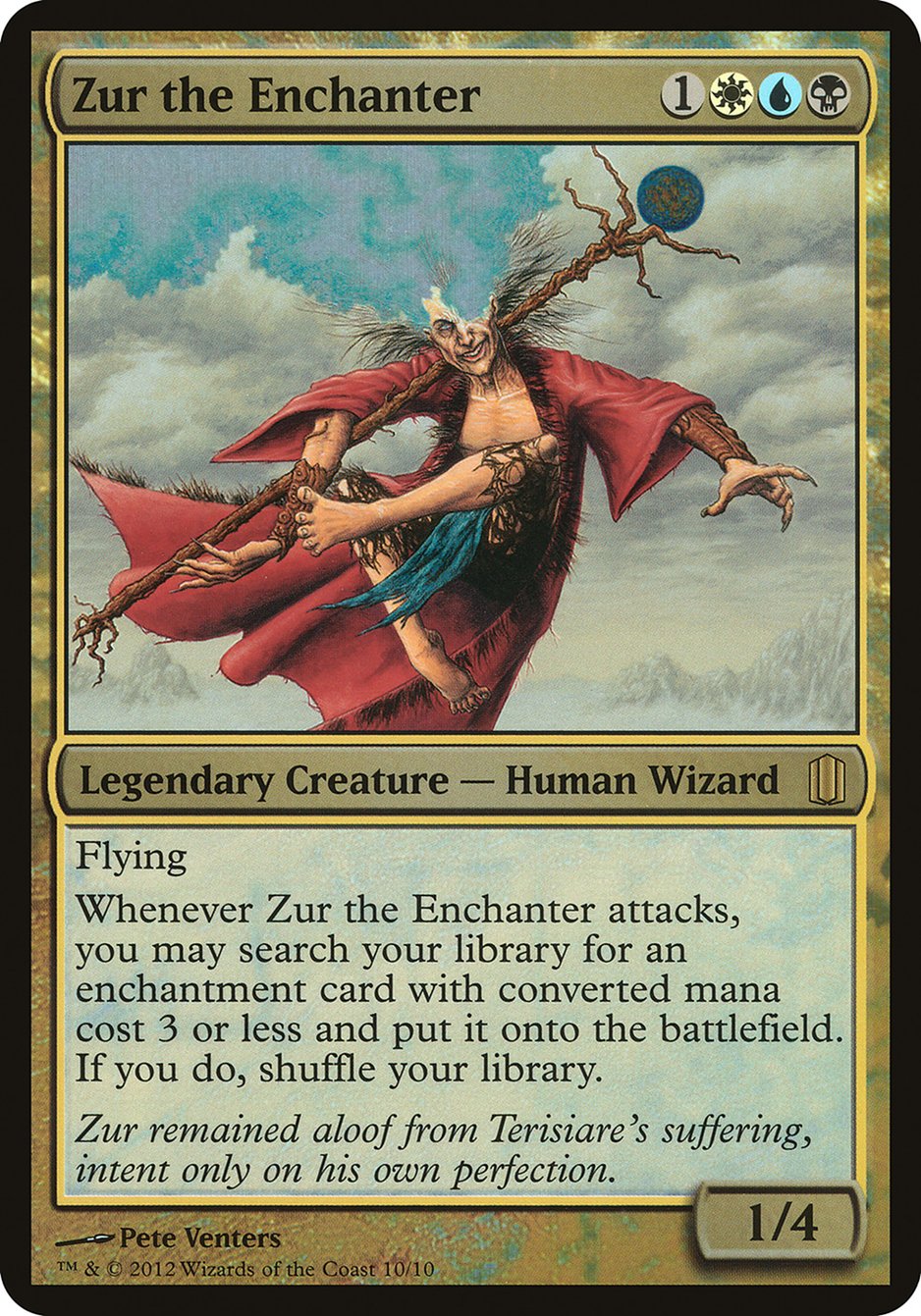 Zur the Enchanter (Oversized) [Commander's Arsenal Oversized] | Shuffle n Cut Hobbies & Games