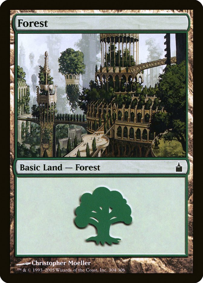 Forest (304) [Ravnica: City of Guilds] | Shuffle n Cut Hobbies & Games