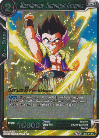 Mischievous Technique Gotenks [BT8-048_PR] | Shuffle n Cut Hobbies & Games