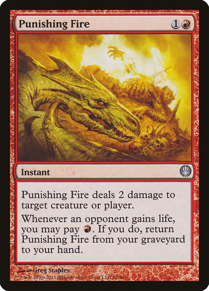 Punishing Fire [Duel Decks: Knights vs. Dragons] | Shuffle n Cut Hobbies & Games