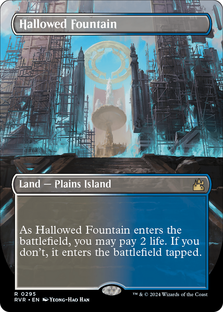 Hallowed Fountain (Borderless) [Ravnica Remastered] | Shuffle n Cut Hobbies & Games