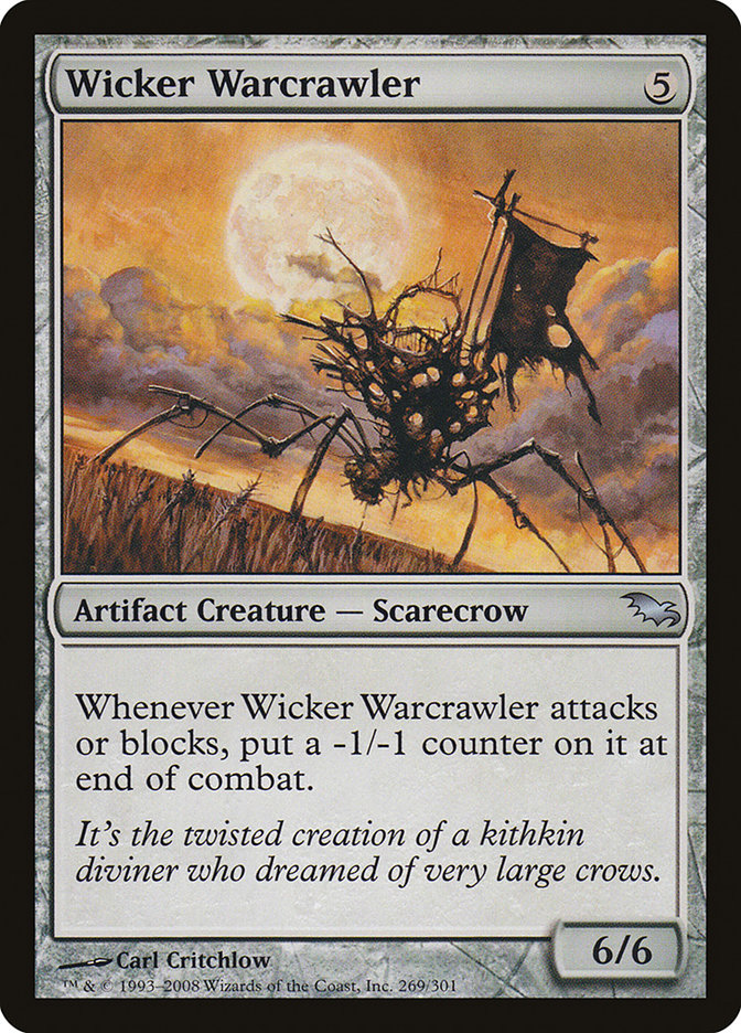 Wicker Warcrawler [Shadowmoor] | Shuffle n Cut Hobbies & Games