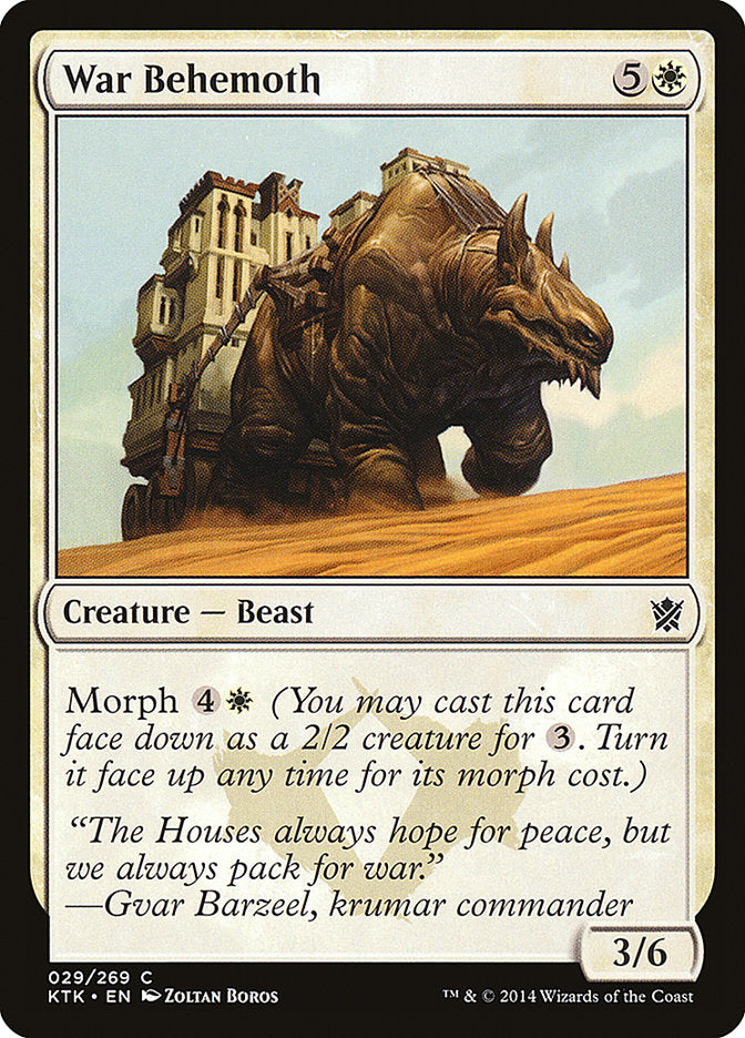 War Behemoth [Khans of Tarkir] | Shuffle n Cut Hobbies & Games