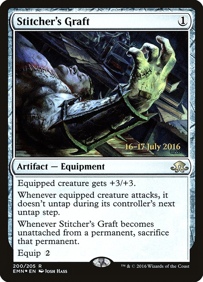 Stitcher's Graft [Eldritch Moon Prerelease Promos] | Shuffle n Cut Hobbies & Games