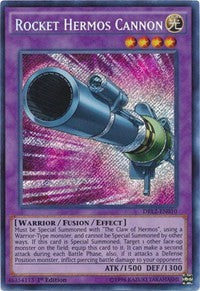 Rocket Hermos Cannon [DRL2-EN010] Secret Rare | Shuffle n Cut Hobbies & Games