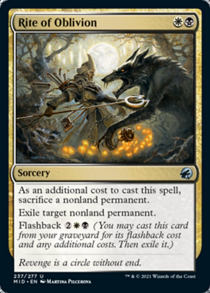 Rite of Oblivion [Innistrad: Midnight Hunt] | Shuffle n Cut Hobbies & Games
