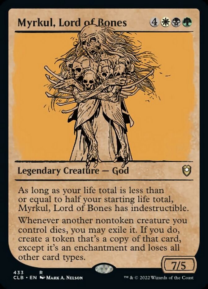Myrkul, Lord of Bones (Showcase) [Commander Legends: Battle for Baldur's Gate] | Shuffle n Cut Hobbies & Games