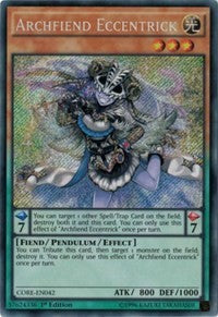 Archfiend Eccentrick [CORE-EN042] Secret Rare | Shuffle n Cut Hobbies & Games