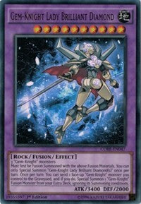 Gem-Knight Lady Brilliant Diamond [CORE-EN047] Ultra Rare | Shuffle n Cut Hobbies & Games