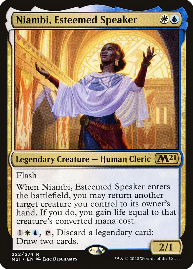 Niambi, Esteemed Speaker [Core Set 2021] | Shuffle n Cut Hobbies & Games