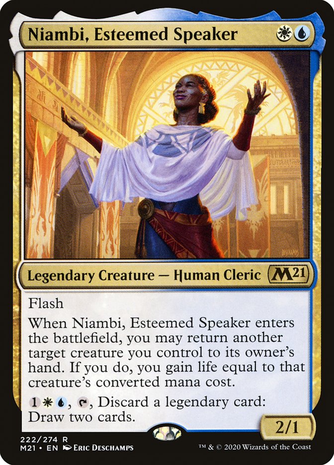 Niambi, Esteemed Speaker [Core Set 2021] | Shuffle n Cut Hobbies & Games