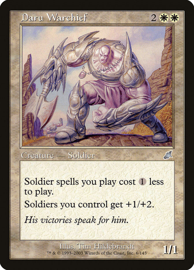 Daru Warchief [Scourge] | Shuffle n Cut Hobbies & Games