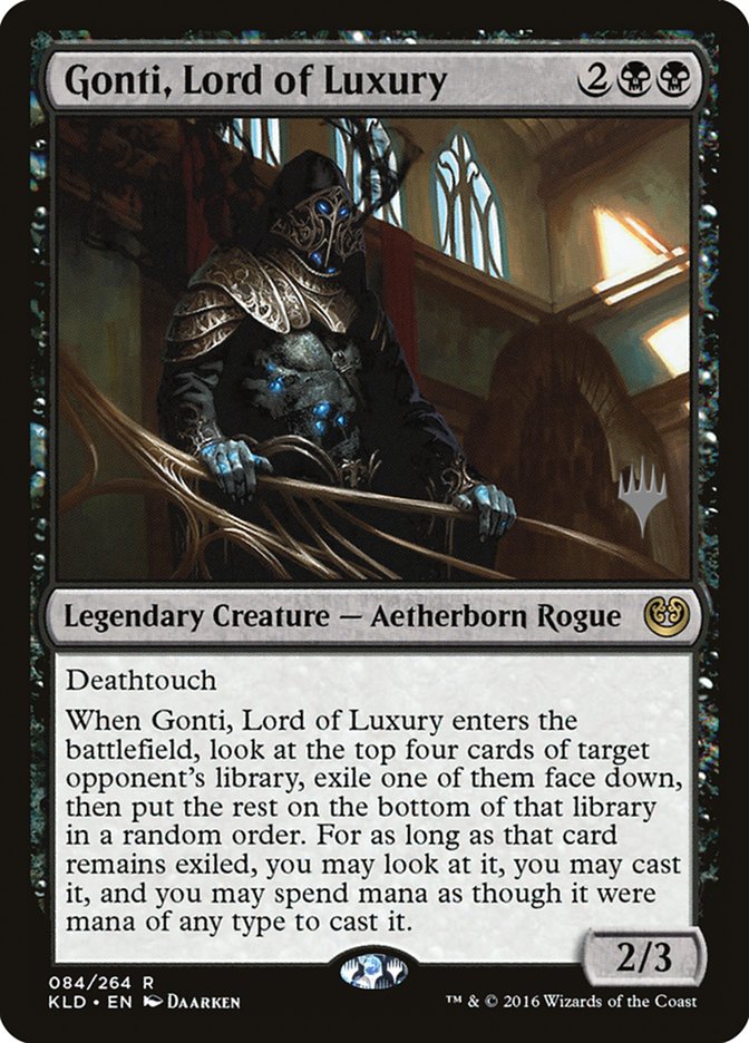 Gonti, Lord of Luxury (Promo Pack) [Kaladesh Promos] | Shuffle n Cut Hobbies & Games