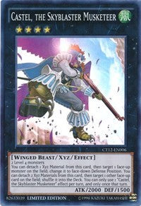 Castel, the Skyblaster Musketeer [CT12-EN006] Super Rare | Shuffle n Cut Hobbies & Games