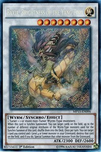 Baxia, Brightness of the Yang Zing [MP15-EN096] Secret Rare | Shuffle n Cut Hobbies & Games