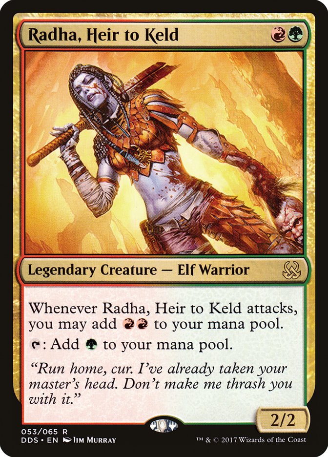 Radha, Heir to Keld [Duel Decks: Mind vs. Might] | Shuffle n Cut Hobbies & Games