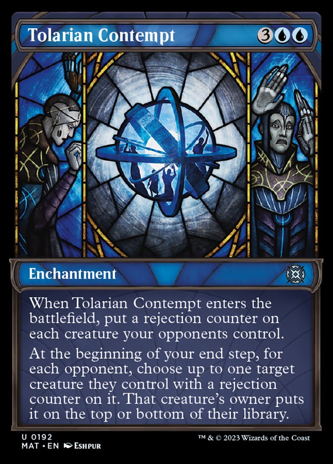 Tolarian Contempt (Showcase Halo Foil) [March of the Machine: The Aftermath] | Shuffle n Cut Hobbies & Games