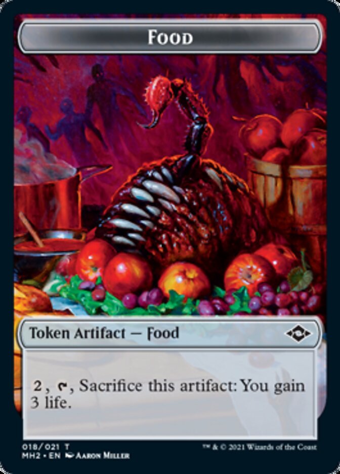 Crab // Food (18) Double-Sided Token [Modern Horizons 2 Tokens] | Shuffle n Cut Hobbies & Games