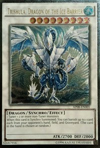 Trishula, Dragon of the Ice Barrier [AP08-EN001] Ultimate Rare | Shuffle n Cut Hobbies & Games