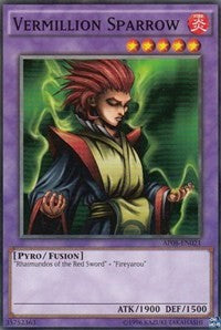 Vermillion Sparrow [AP08-EN021] Common | Shuffle n Cut Hobbies & Games